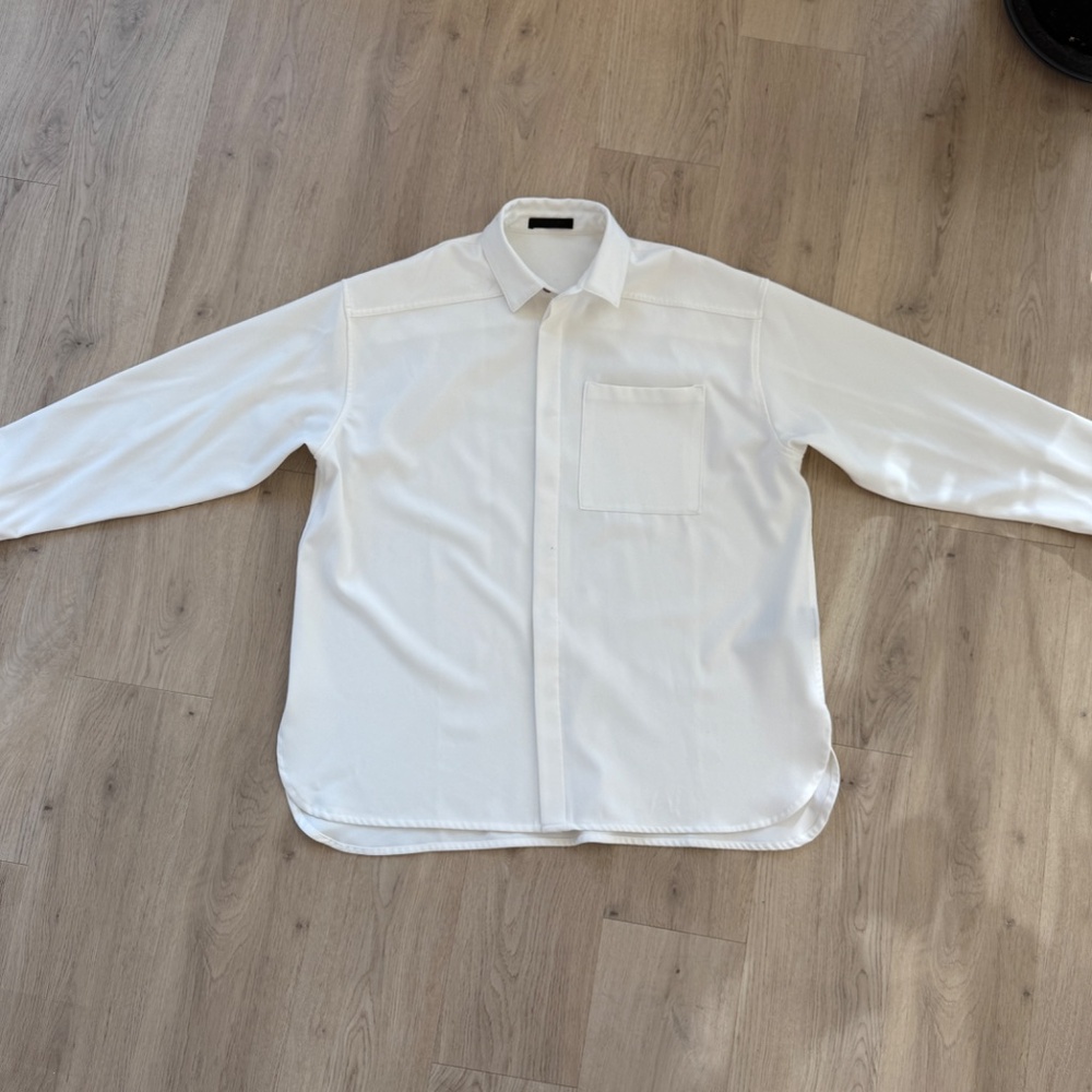 Fear of God Essentials Oversized White Dress Shirt